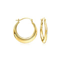 Yellow gold beaded hoop earrings, small hinged hoops with textured perimeter