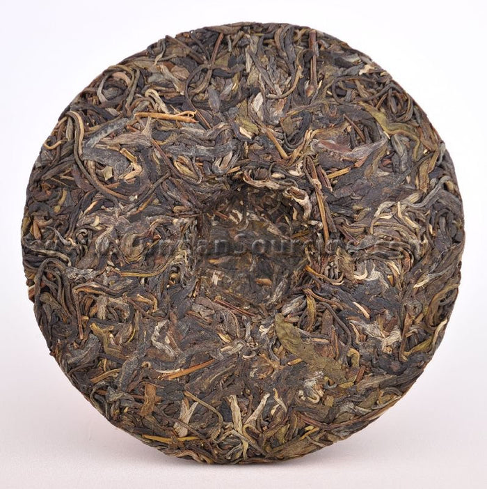 2010 Yunnan Sourcing "Ding Jia Zhai" Autumn Harvest Yi Wu Pu-erh Tea Cake - Yunnan Sourcing Tea Shop