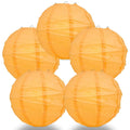 BULK PACK (5) 28" Papaya Round Paper Lantern, Crisscross Ribbing, Chinese Hanging Wedding & Party Decoration - PaperLanternStore.com - Paper Lanterns, Decor, Party Lights & More