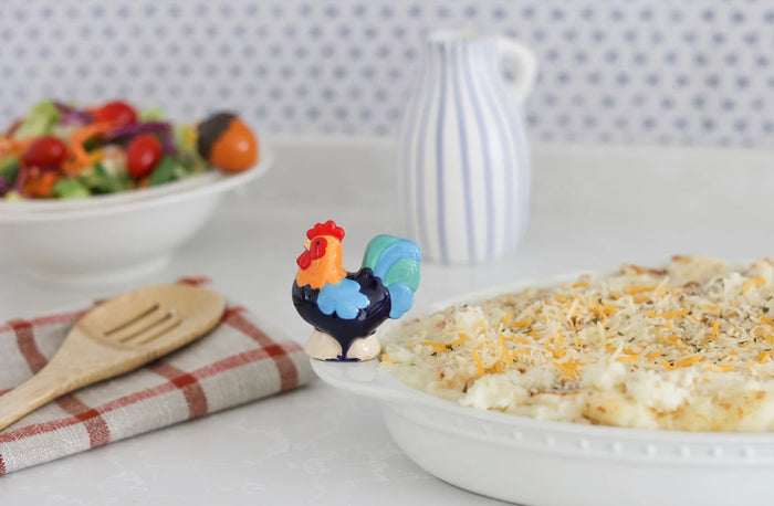 A267 Nora Fleming "Cock a Doodle Do" Mini (Rooster)