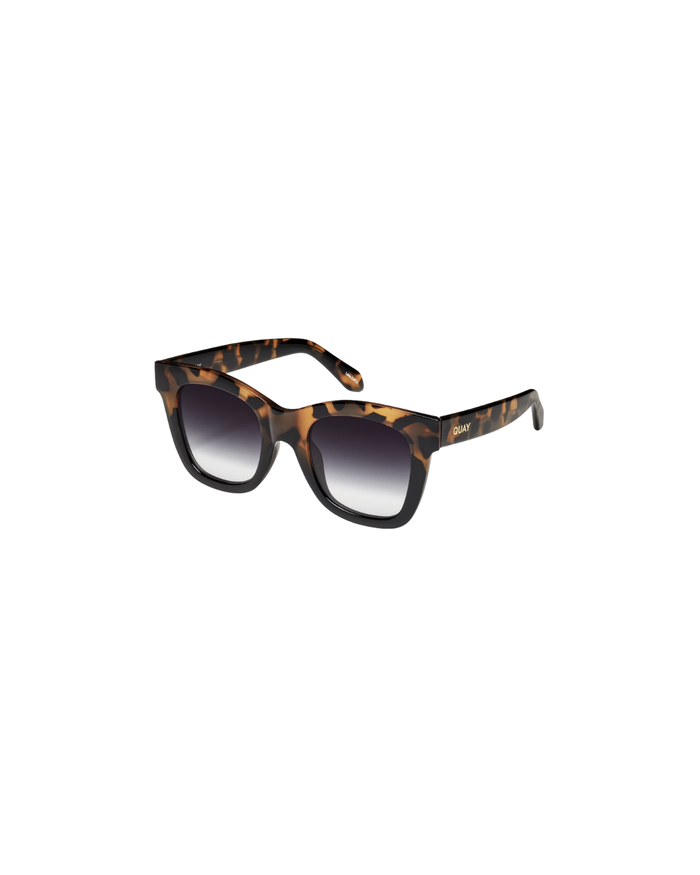 After Hours Sunglasses, Tortoise Black Frame/Black Fade Lens