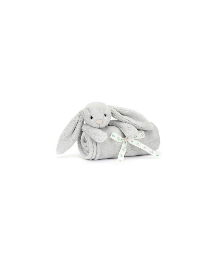 Bashful Silver Bunny Blankie