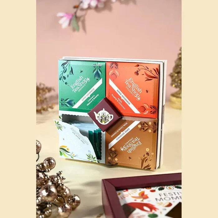 (BBD-22/08/26) English Tea Shop Festive Delight Moments-32 Tea Bag Sachets - 4 different flavours product image 2