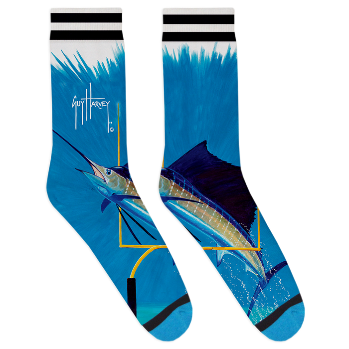 Big Game Sailfish Socks View 1