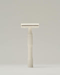 Well Kept Brass Safety Razor in cream
