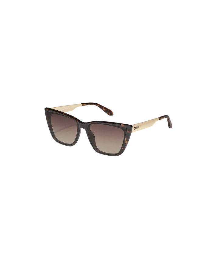 Call the Shots Remixed Sunglasses, Neutral Tortoise Frame/Brown Lens