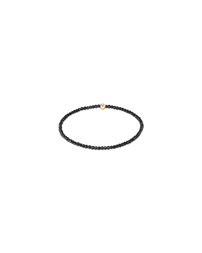Classic Faceted Hematite 2mm Bracelet