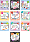 Cool for School Positive Sayings Accents