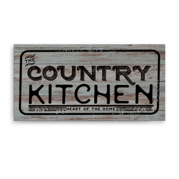 'Country Kitchen' Wrapped Canvas Wall Art