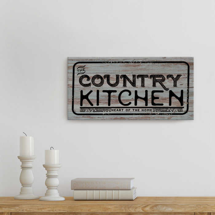 'Country Kitchen' Wrapped Canvas Wall Art
