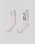 CozyChic® Bridal Sock Set, Pearl/ Teaberry