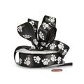 Dog Paw Satin Ribbon | Paws Ribbon | Black White Paw Print Satin Ribbon - 5/8in. x 25 Yds (pm5822620)