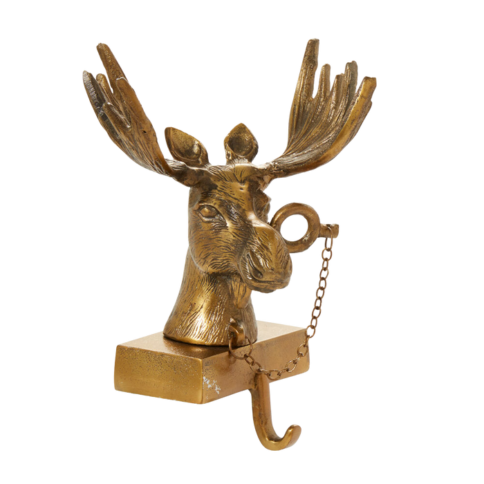 E + E Eugene the Moose Stocking Holder - Chapin Furniture