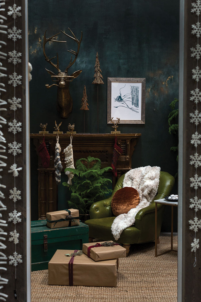 E + E Eugene the Moose Stocking Holder - Chapin Furniture