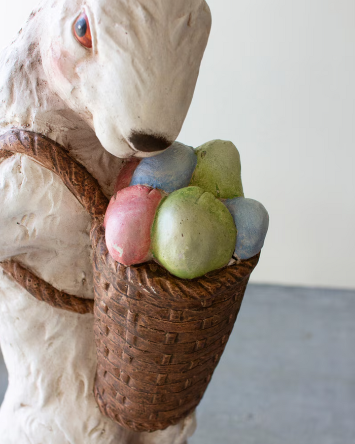 Easter Bunny with Basket of Eggs