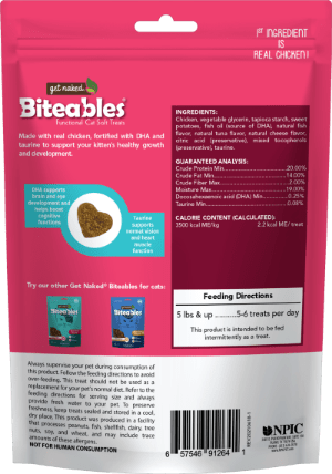 Get Naked® Biteables® Kitten Health+ Functional Soft Treats Seafood Medley (3 Oz.)
