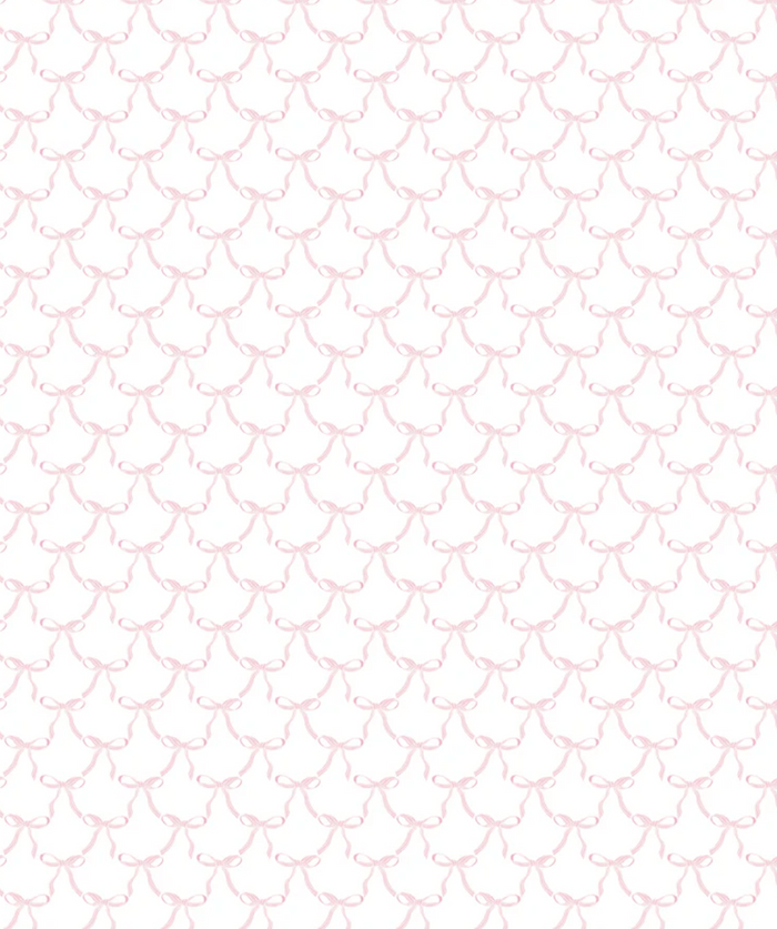 Grandmilleenial Pink Bows Bottle Wrap, La Marca Edition