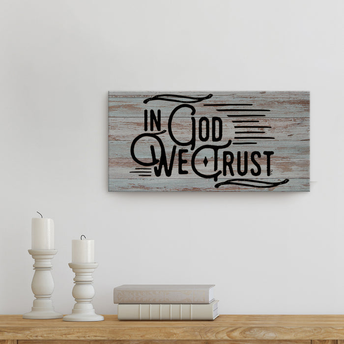 'In God We Trust' Wrapped Canvas Wall Art