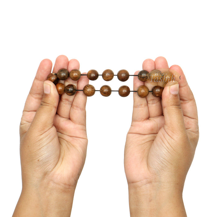 Large Exotic Oud Aloeswood Gaharu 12 mm Bead Bracelet