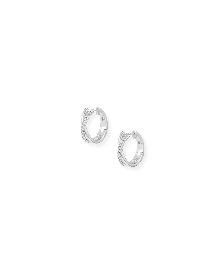 Legacy Mini Hoop Earrings, Silver