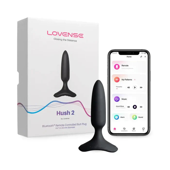 Hush 2 Bluetooth Remote - Controlled Butt Plug - 1’’