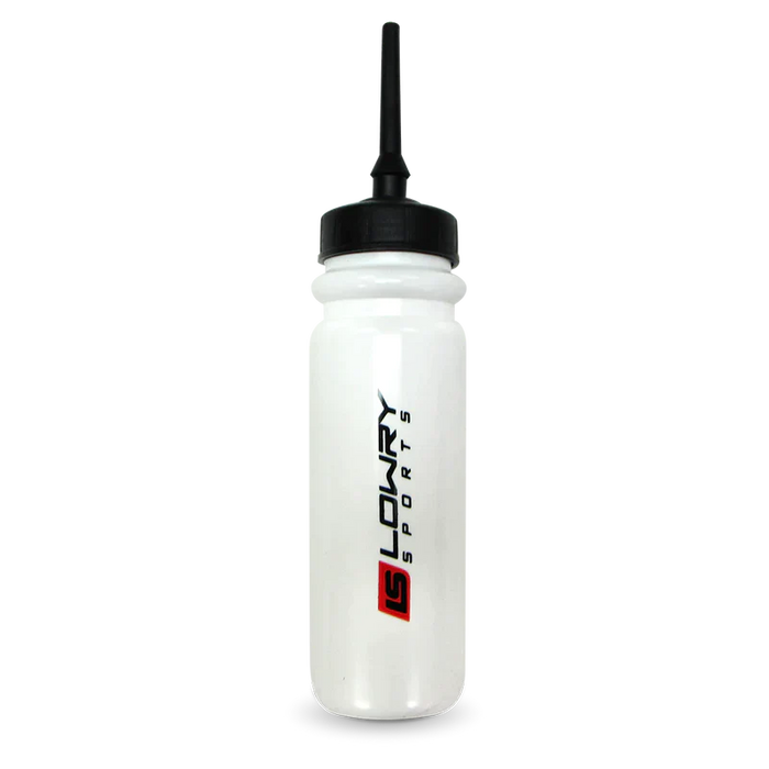 Lowry Water Bottle W/ 3" Extended Tip Black 850Ml Fi-5080Xt White-Lowry-Sports Replay - Sports Excellence
