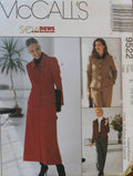 McCalls 9522, Misses Jacket, Skirt, Pants, Uncut Sewing Pattern