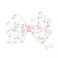 Medium Rose Print Bow