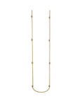 Meridian Petite Long Necklace, Gold