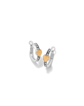 Mystery Of Love Heart Hoop Earrings