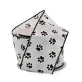 Paw Print Ribbon | Animal Print Ribbon | Paw Print Satin Wired Ribbon - 2.5in. x 10 Yds (pm58224601)