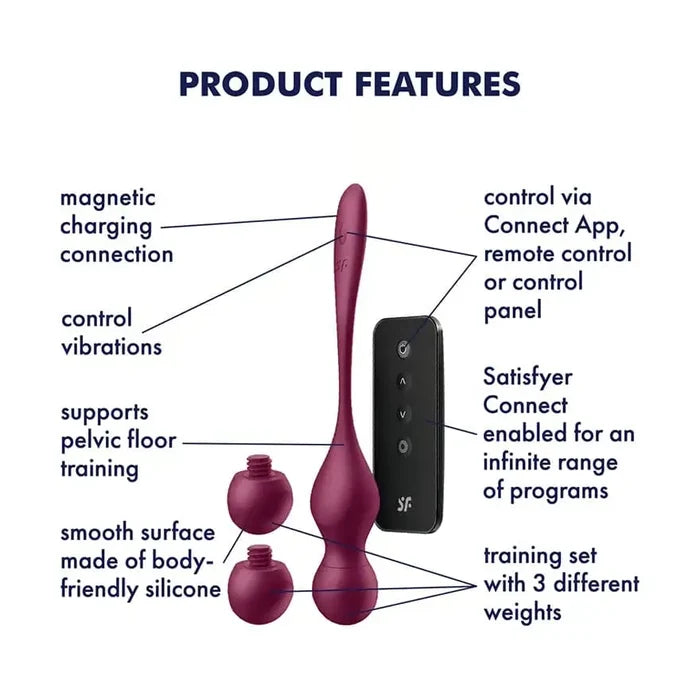 Satisfyer Love Birds Vary Remote Vibrating Kegel Balls - Rolik®