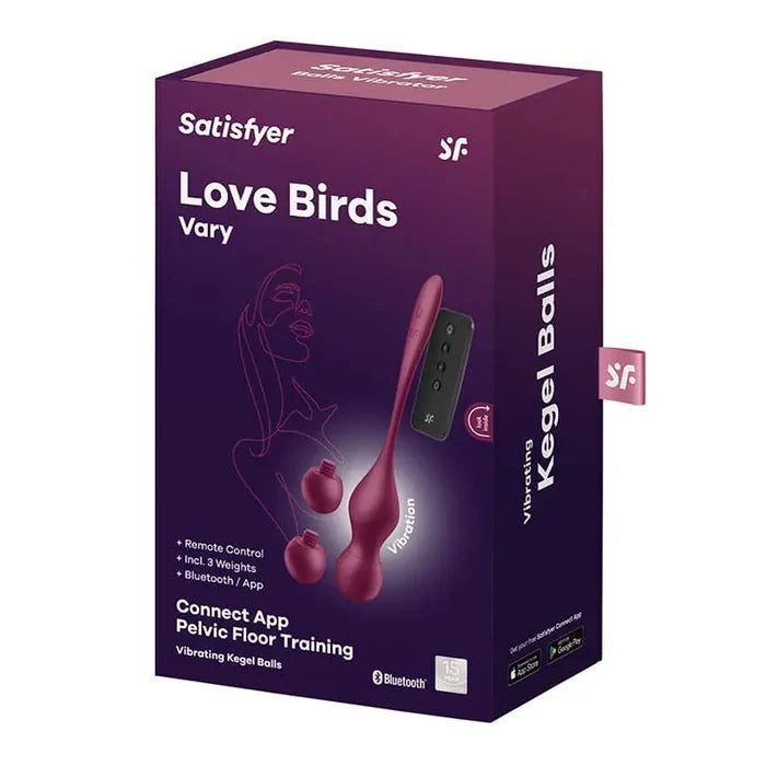 Satisfyer Love Birds Vary Remote Vibrating Kegel Balls - Rolik®
