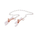 Sportsheets® Sex & Mischief® Peaches ‘n CreaMe Pearl Nipple Clamps - Rolik®
