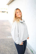 Timeless Pullover, Heather Grey