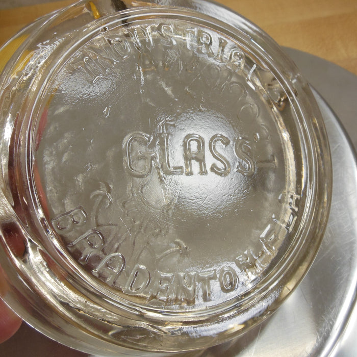 Tropicana Bradenton Fla. Rare Glass Ashtray Tropic-Ana Mascot Advertising Used
