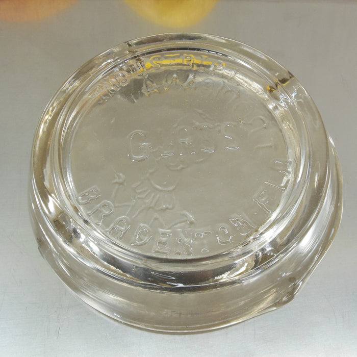 Tropicana Bradenton Fla. Rare Glass Ashtray Tropic-Ana Mascot Advertising Hula Girl