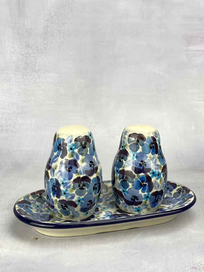 Unikat Salt and Pepper Set with Tray - Shape 131 - Pattern U4777