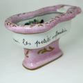 Vintage 1940s Porcelain Baptism Bowl Inscribed "laissez venir à moi les petits enfants"