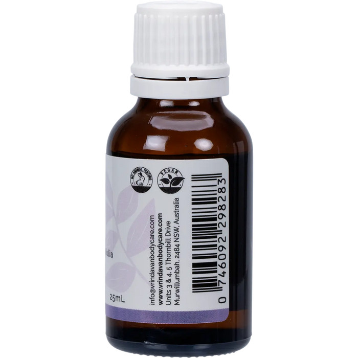 Vrindavan Essential Oil 100% Lavender — side pack image (UHP)
