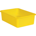 Yellow Large Plastic Storage Bin